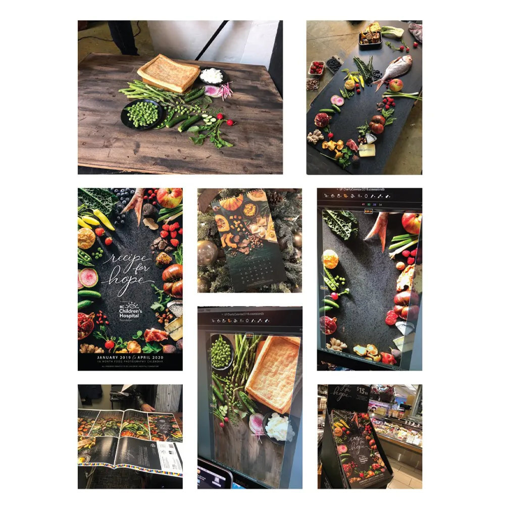 Art Direction, Charity Food Calendar