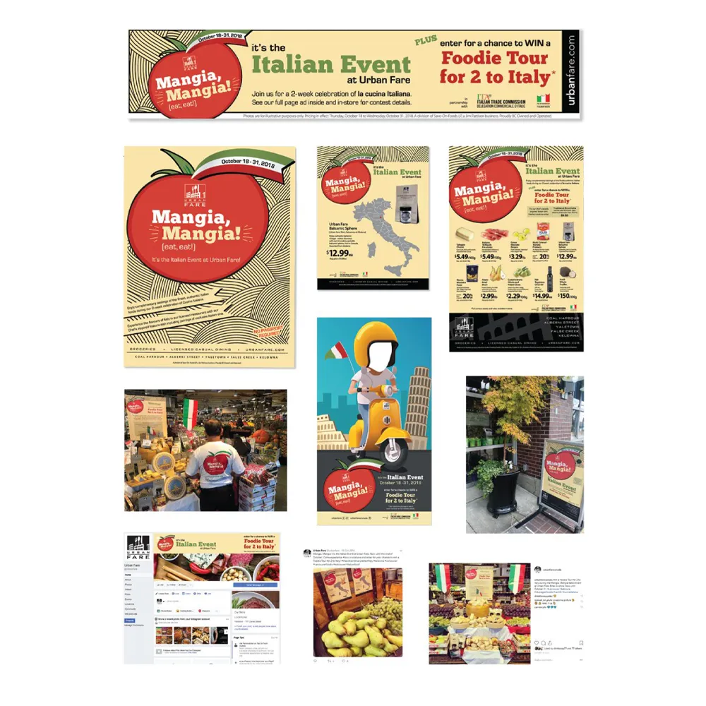 Italian Food Campaign, Retail